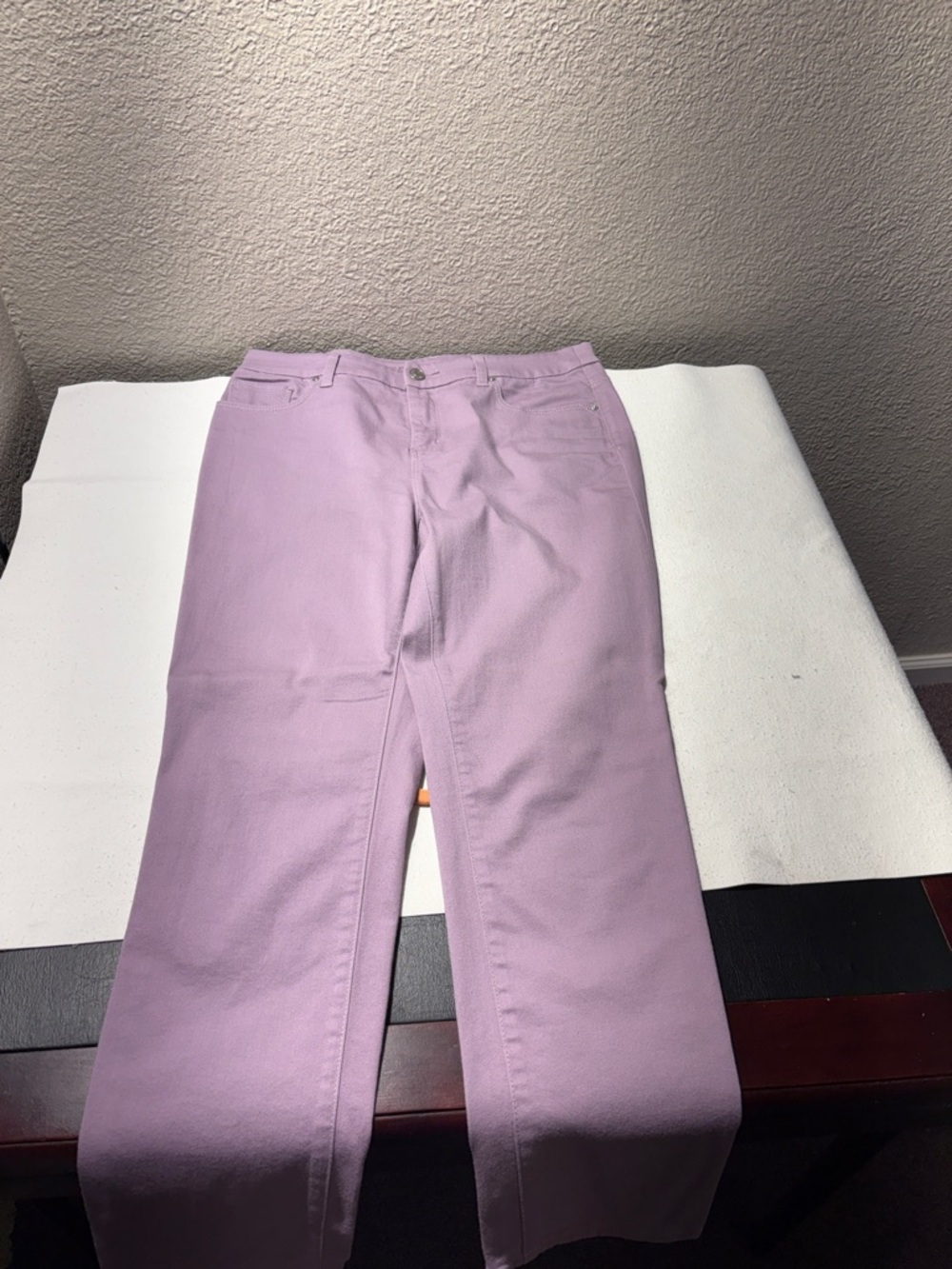 Chico's Lavender Wide-Leg Jeans